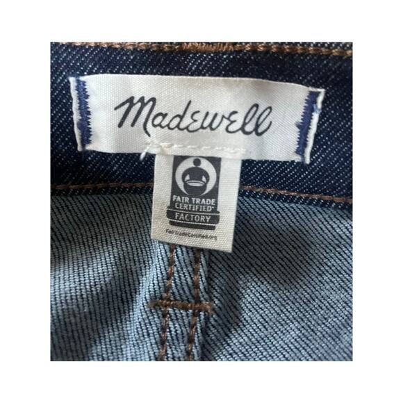 Madewell Perfect Vintage Flare Jean in Wrenford Dark Blue Wash Size 29 - Picture 7 of 7